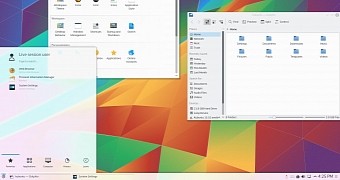 Kubuntu 15.10 Beta 1 desktop