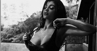 Kylie Jenner celebrated turning 18 by posting a new set of racy modeling shots, this one included