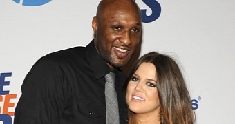 Lamar Odom and Khloe Kardashian in far happier times: she filed for divorce in December 2013