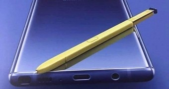 Alleged Samsung Galaxy Note 9 poster