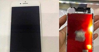 Alleged iPhone 7s internals and front panel