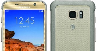 Leaked Image of the Samsung Galaxy S7 Active Shows a Gold/Camo Variant