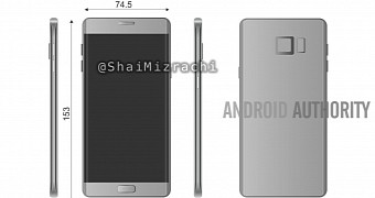 Leaked renders of the Galaxy Note 6