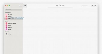 New Music app in macOS 10.15
