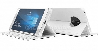 Purported Surface Phone photo with removable keyboard