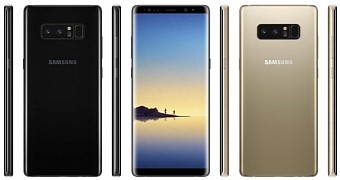 Official Samsung Galaxy Note 8 press render