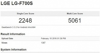 LG G5 benchmark results