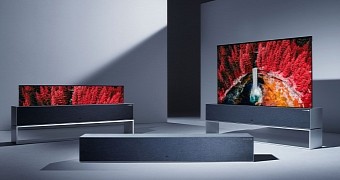 LG's rollable TV
