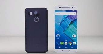Nexus 5 (2015) mockup compared to Motorola Moto X Style