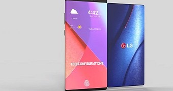 LG foldable smartphone concept