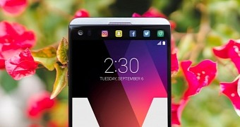 LG V20 with secondary display