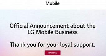 LG waving goodbye to phones