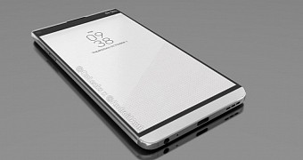 Leaked image of LG V20 front view from the bottom