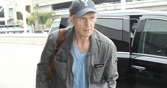 Liam Neeson in NYC, looking thinner than ever before