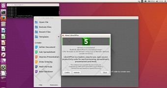 LibreOffice 5.2.0 beta2 installed as a snap on Ubuntu 16.04 LTS