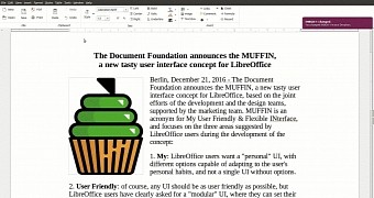 New MUFFIN user interface for LibreOffice 5.3
