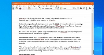 LibreOffice on Windows 10