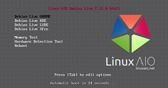 Linux AIO Debian Live 7.11.0