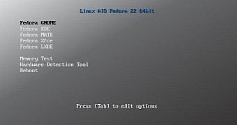 Linux AIO Fedora 22