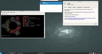 Lubuntu 16.04 LTS running on Raspberry Pi 2 with LXQt