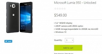 Lumia 950 and Lumia 950 XL Now Available at Microsoft US Store