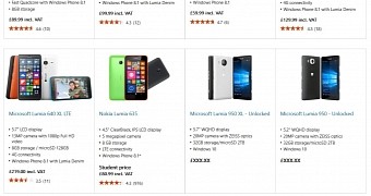 New Lumias in Microsoft UK store