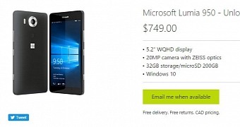 Lumia 950 and Lumia 950 XL Sold Out in Canada, Microsoft Offers $25 Credit to Customers