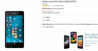 Lumia 950 offer at Amazon