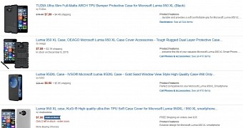 Lumia 950 XL accessories on Amazon