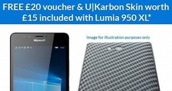 Lumia 950 XL promotional offer at Clove UK