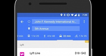 Lyft and Gett are added to Google Maps