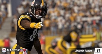 Madden NFL 16 Antonio Brown leads the wider receiver top five