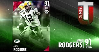 Madden NFL 16 Ultimate Team Aaron Rodgers