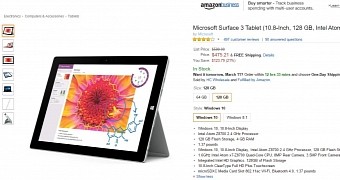 Surface 3 on Amazon