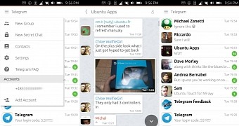 Telegram in Ubuntu Touch