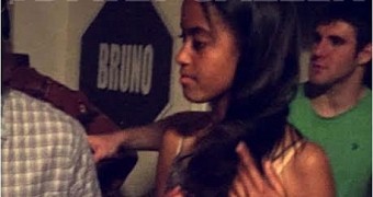 Malia Obama at a dorm party at Brown University