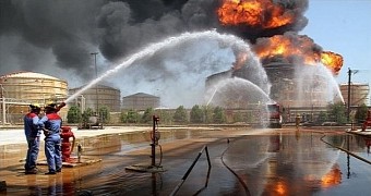 Fire at Iranian petrochemical complex