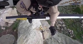 The helicopter rescue at Morro Rock