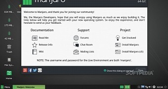 Manjaro 15.09 Features Support for the Linux Kernel 4.3 Branch