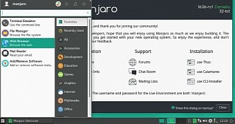 Manjaro Linux 16.06 RC1