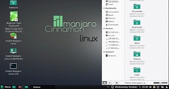 Manjaro Linux Cinnamon 15.09