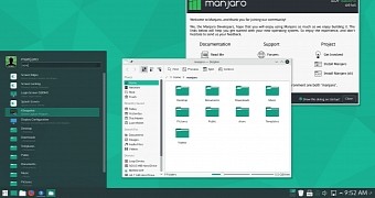 Manjaro Linux KDE 15.09 (Bellatrix) Ships with the KDE Plasma 5.4.1 Desktop