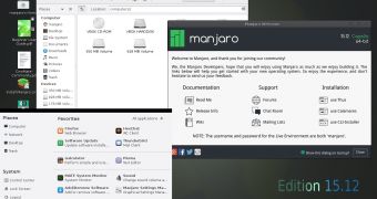 Manjaro Mate Edition 15.12 Arrives with Linux Kernel 4.1.15 LTS