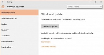 The update is still shipped via Windows Update