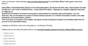 Mass Effect: Andromeda survey