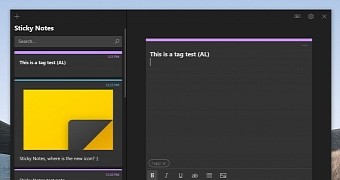 New Sticky Notes UI coming