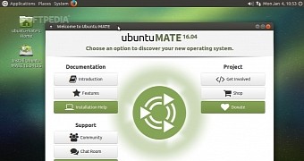 Ubuntu MATE with the MATE desktop
