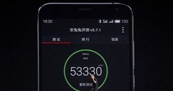 Meizu MX5 tested in AnTuTu