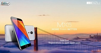 Meizu MX5 webstore