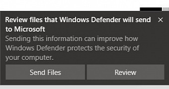 Windows Defender can send file data to Microsoft